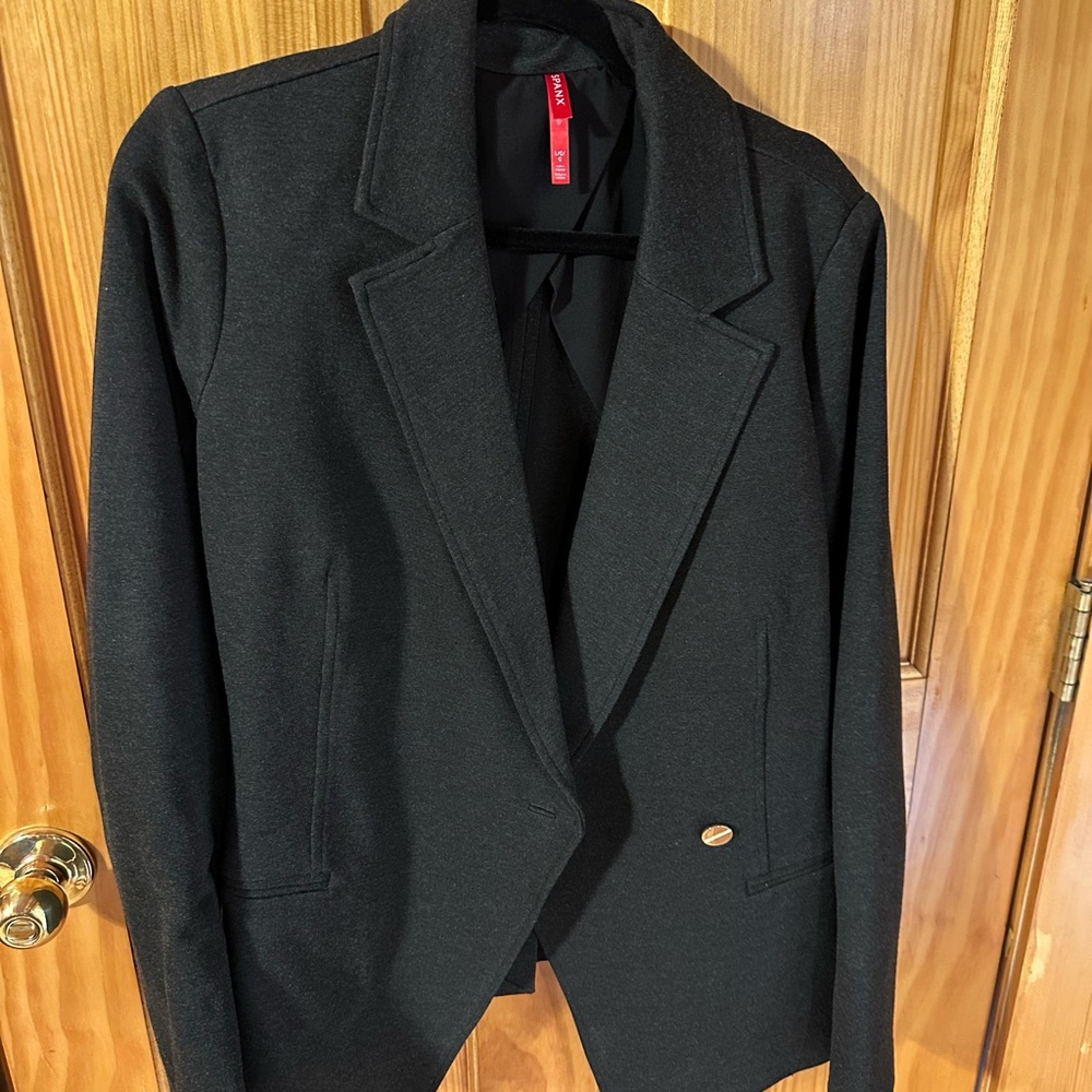 Spanx Dark Gray Jacket - image 1
